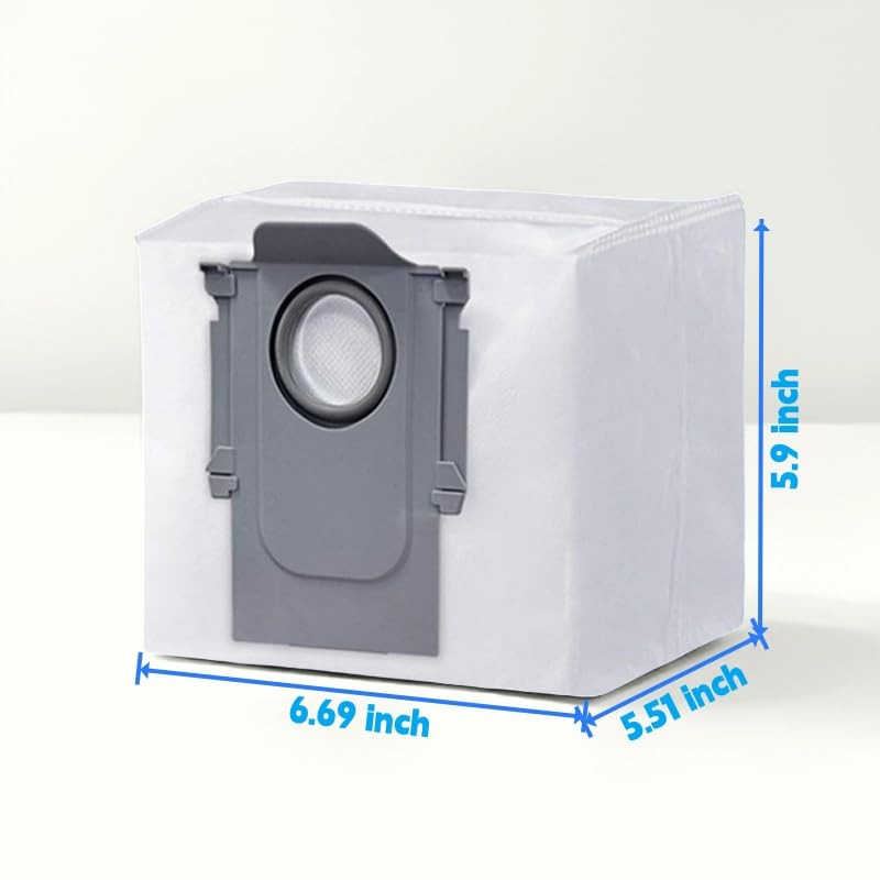 12 Pack Dust bags for Roborock Q5+, Q5,Q7,Q7 Max, Q7+,Q7
