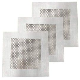 3 Pcs 4 Inch Wall Patch Repair, Drywall Repair Patch Self Adhesive Drywall Patch and Fiberglass Repair Kit, Heavy Duty Dry Wall Hole Repair Patch for Drywall Plasterboard (2 x 2 Inch)