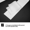 100 Piezas de Papel para Teñir el Cabello, Profesional Reutilizable