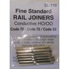 Peco SL-110 HO Code 83/75/70 Conductive Rail Joiner 24 Pack