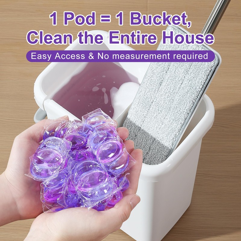 JOYMOOP Floor Cleaner for Mopping, 30 PCS Mopping Solution, Hardwood