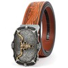 BELTROAD Mens Ratchet Western Belt Leather Cowboy Belts for Men