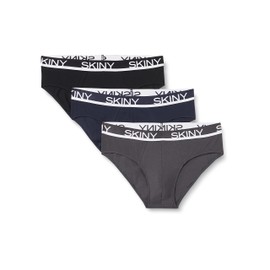 Skiny Men's Briefs (Pack of 3), Grey blue black selection