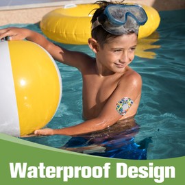 funpatch G7 Adhesive Patch 20Pack Waterproof Stelo & G7 Over Patches Pre-Cut Hole Stelo Overpatch CGM Tape Hypoallergenic & Latex-Free Long Stay for 15 Days