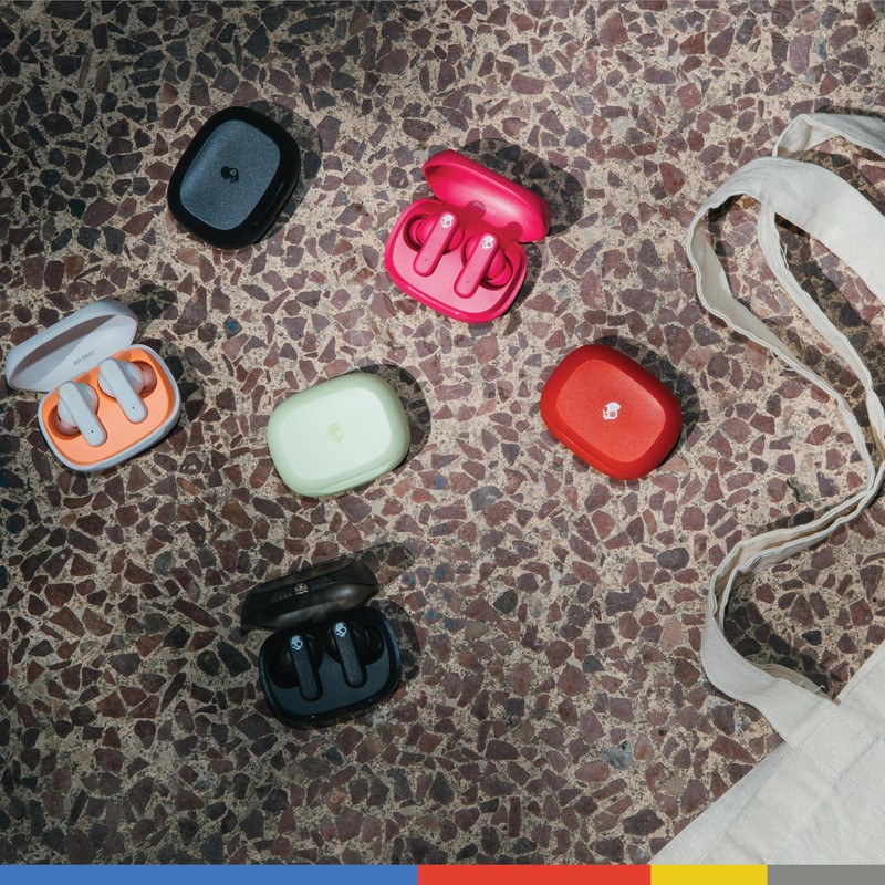 Skullcandy Smokin’ Buds Wireless Earbuds, Bluetooth Headphones, Noise Isolating Fit,