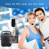 HUACAM Wireless UHF Microphone Professional 50 m Stable Transmission Head