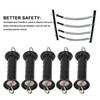 DAUERHAFT Electric Fence Handles, Fence Gate Grip Handles 5 Pack