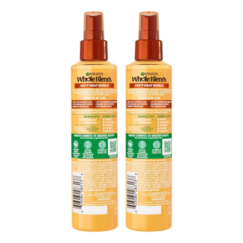 Protector Termico Garnier Whole Blends Hair Honey Milk 45...