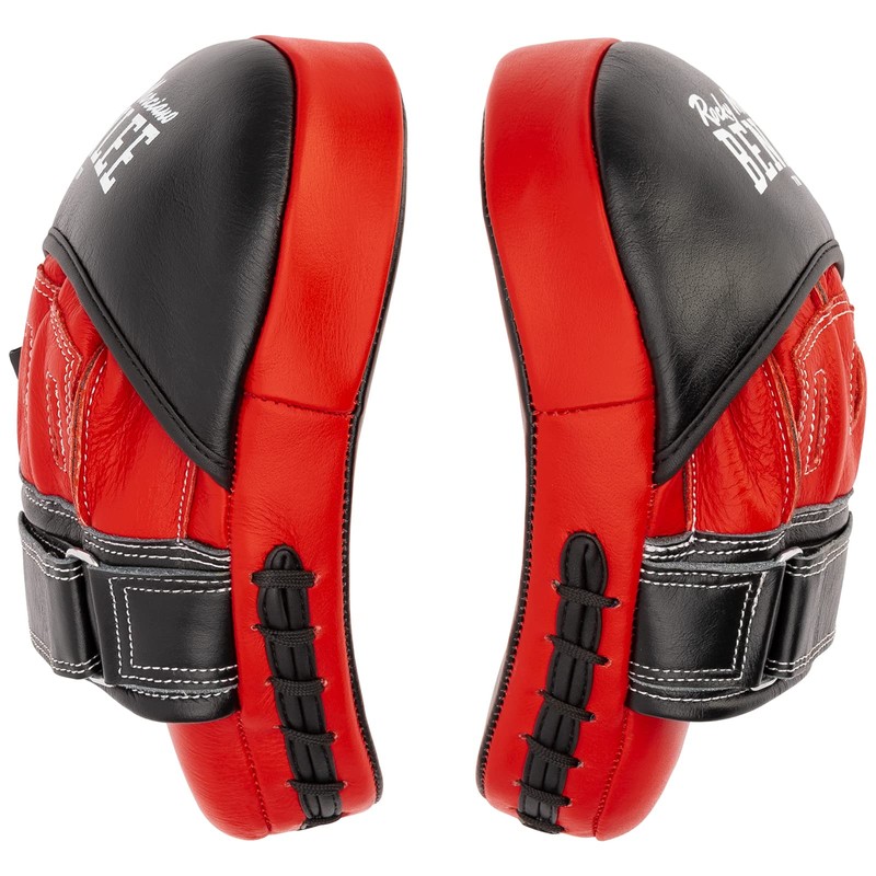 Benlee Leather Hand Pads (1 Pair) Tucson Black/Red One Size