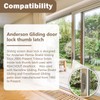 ArrogantF Gliding Door Thumb Latch Replacement for Andersen Sliding Glass