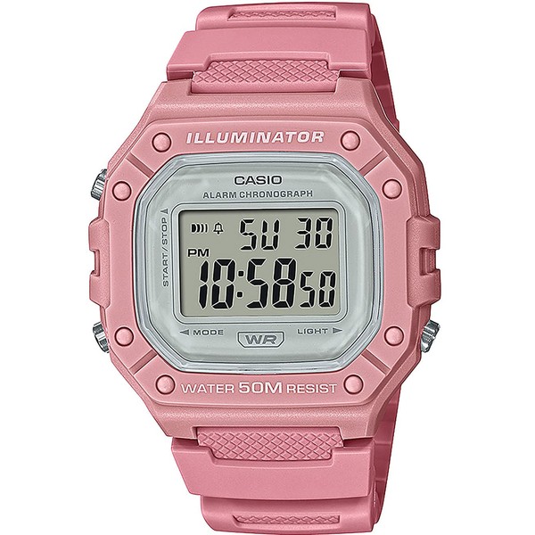 Casio Watch W-218HC-4AVEF, pink, W-218HC-4AVEF