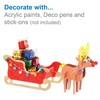 Baker Ross FE852 Wooden Reindeer and Sleigh Kits - Pack