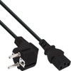 InLine 16647E Power Cable, Earthing Contact Angled to IEC Plug
