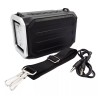 Maíz Bocina Bluetooth Radio Fm Recargable Inalambrica Portatil Color Negro