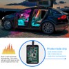 TABEN Car Footwell Atmosphere Light Kit, Music Synchronisation Multicoloured RGB