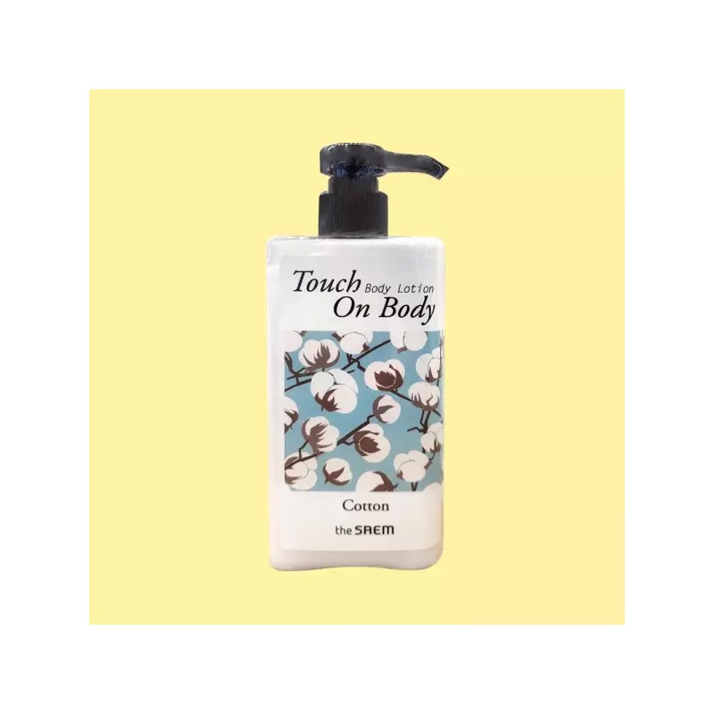 The Saem 더샘 터치 온 바디 코튼 바디로션 300ml(26.09.09까지) 1개