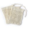 ZEPELOFFY Soap Bags,3 Packs Bar Soap Pouch,Sisal Soap Saver Bag