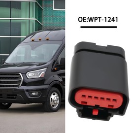 YINETTECH Pack of 2 6 Pin MAF Mass Mass Air Flow Meter Connector Connector with 12 Pieces Terminals WPT-1241 MAF Sensor Connector Compatible with Ford Transit Mk7 Mk8 TDCI 31.6 x 18.9 x 24.2 mm