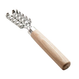 Styleneo Scale Remover, Made in Japan, Wooden Handle ST Total Length 4.9 inches (125 mm)