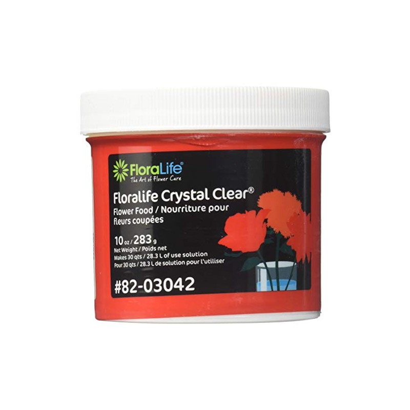 Smithers Cut Flower Food Floralife Crystal Clear 10 Ounce