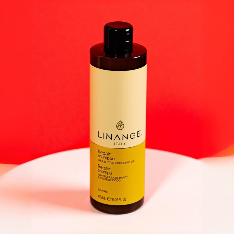 LINANGE Repair Shampoo with Shea Butter, Coconut Oil (16.05 oz.)