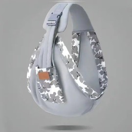 Owkuan Mochila Portabebés Ergonómica Ideal Para Amamantar Color Gris Correas para bebés recién nacidos Arnés delantero multifuncional Salir a sostener una correa para bebés