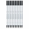 DOLLAR XFine Fineliner Pens, BLACK, Ultra Fine Point (0.3mm), Pack