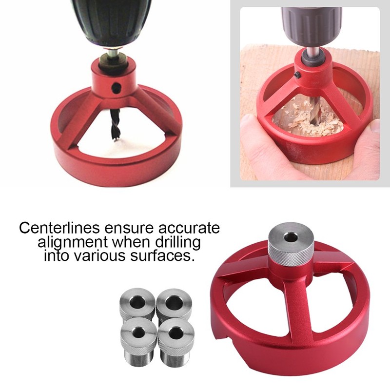 Positioning Kit, Self Centering Drill Bit Guide Jig, 6//7/8/9/10mm Centering