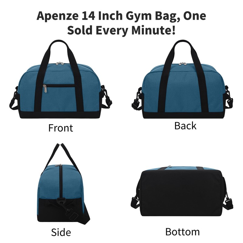 Small Duffle Bag 14 inch Carry On Mini Duffel Bag
