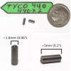 TYCO 6pr TYCO 440 440-X2 Slot Car Motor CARBON BRUSHES