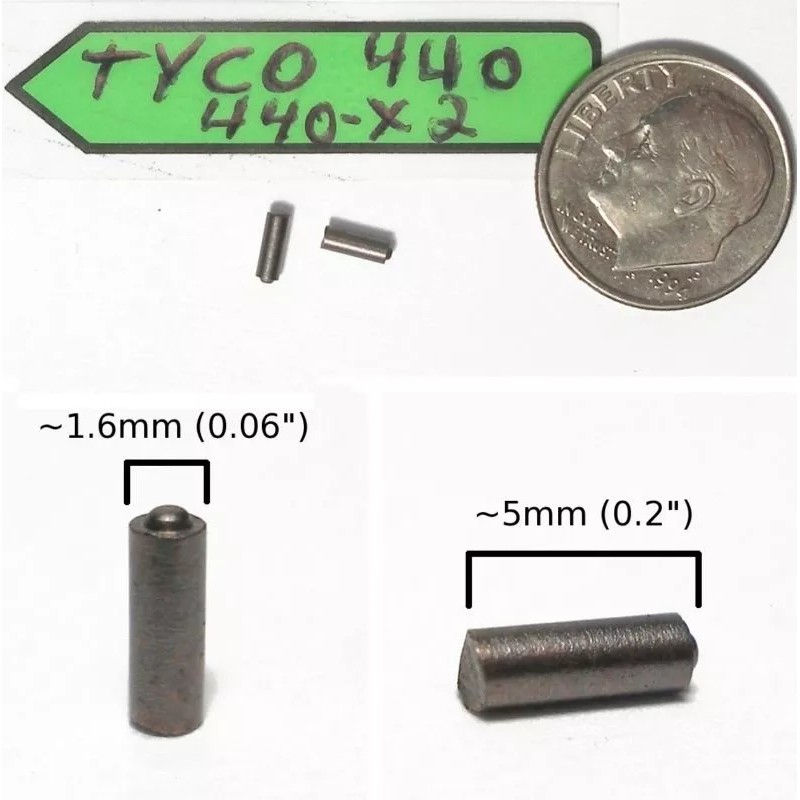 TYCO 6pr TYCO 440 440-X2 Slot Car Motor CARBON BRUSHES