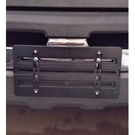 EACCESSORIES EA Front License Plate Mount Frame Tag Bracket for Mitsubishi Fuso–(Bracket with 2 Screws + 4 Bolts & 4 Built-in Nuts) – Relocator Adapter Trunk Lid Mounting Kit, Premium Car Accessories