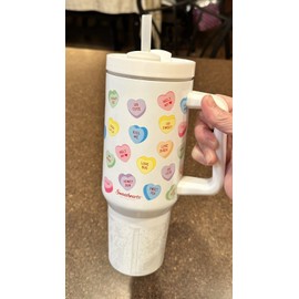 Sweethearts The Original TikTok Sweethearts Tumbler, 40oz Stainless Steel Insulated, Valentines Hearts