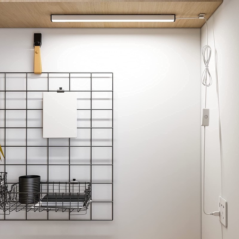 ASOKO Plug-in Under Cabinet Lighting - 12 Inch LED Strip