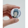 Shovel Can Badge, Shovel Goods, Postcard Included, White, Made in