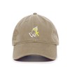 Praying Hands Baseball Cap Embroidered Cotton Adjustable Dad Hat Khaki