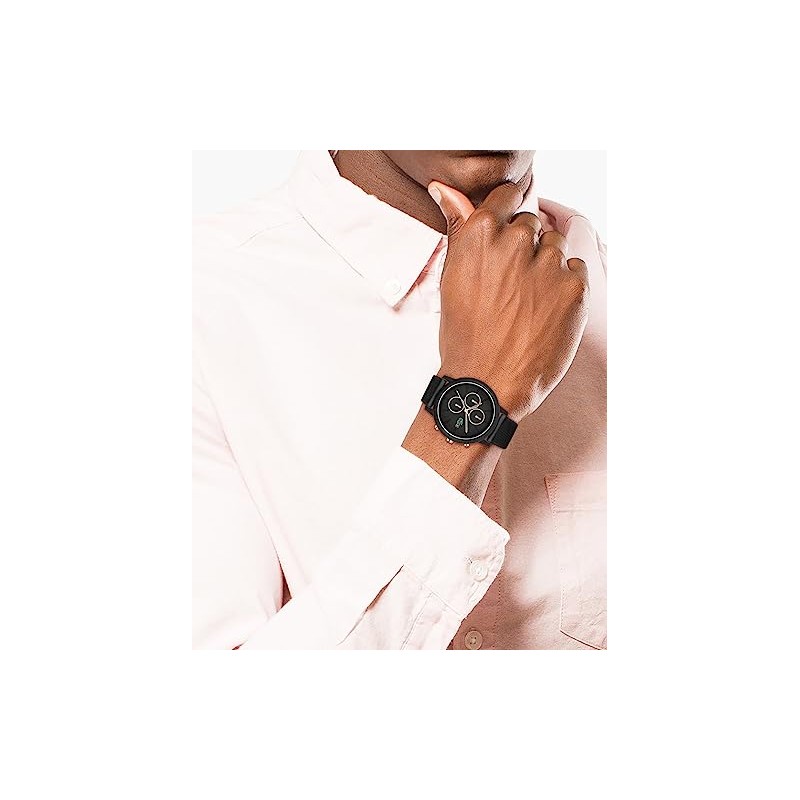 Lacoste 12.12 Chrono Men's TR90 Case Quartz Chronograph Watch with