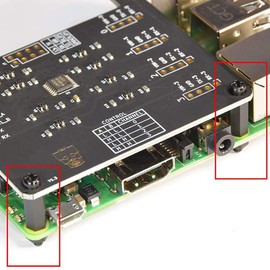 260Pcs Nuts and Bolts Assorted Set Standoff Screw Nut Assorted Assortment Kit in Plastic Box Black M3 Threaded Spacer for PCB Board DIY Use