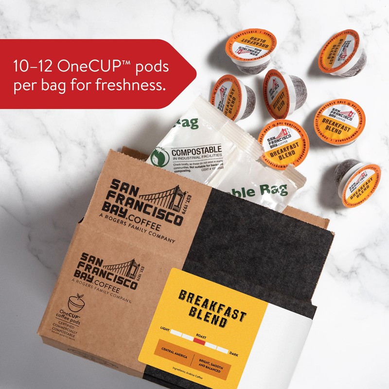 San Francisco Bay Compostable Coffee Pods - Breakfast Blend (120