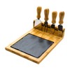Chef's Basics Select 6-Piece Slate Cheese Board Set, Multicolor