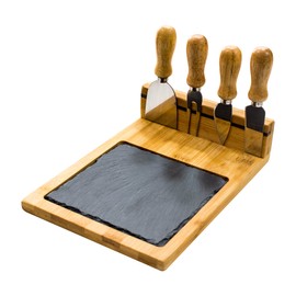 Chef's Basics Select 6-Piece Slate Cheese Board Set, Multicolor