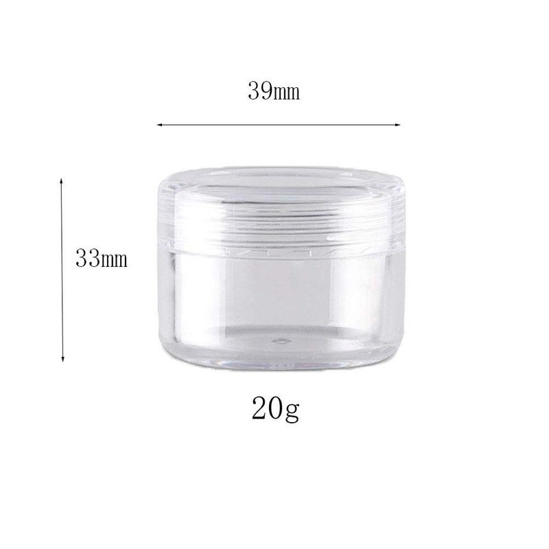 Set of 20, 0.7 fl oz (20 ml), Small Round