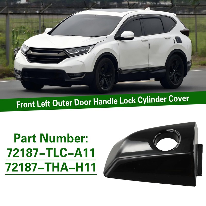 Yestree Front Left Outer Door Handle Lock Cylinder Cover for