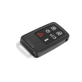 ACROPIX Keyless Entry Case 6 Key Button Key Fob Shell Cover Replacement Fit for Volvo S60 - Pack of 1 Black