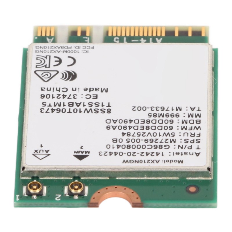 WiFi 6E Wireless Card 2.4G 5G 6G 5400Mbps NGFF M2