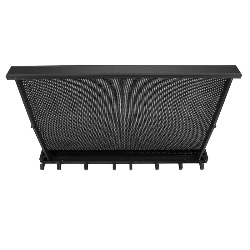 Balcony Clothes Drying Rack Wall Mounted with Mesh Surface Collapsible