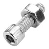 Tissting 90pcs 1/4-20UNC Hex Socket Cap Head Bolts, Stainless Steel