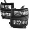Auto Dynasty Headlights Assembly Compatible with 2014 2015 Chevy Silverado