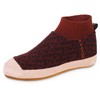 Acorn Unisex Polar Pair Ankle Fleece Slipper Sock, Garnet, 5.5-7
