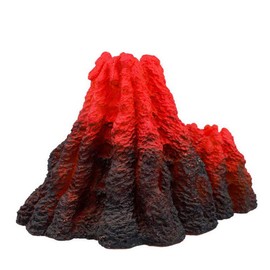S-Lifeeling Tank Decoration Volcano Ornament Aquarium Decorations Volcanic Stone for Fish Tank (L)